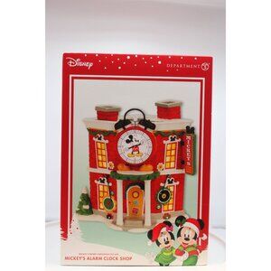 Dept 56 Mickey's Merry Christmas Village - Mickey's Alarm Clock Shop
